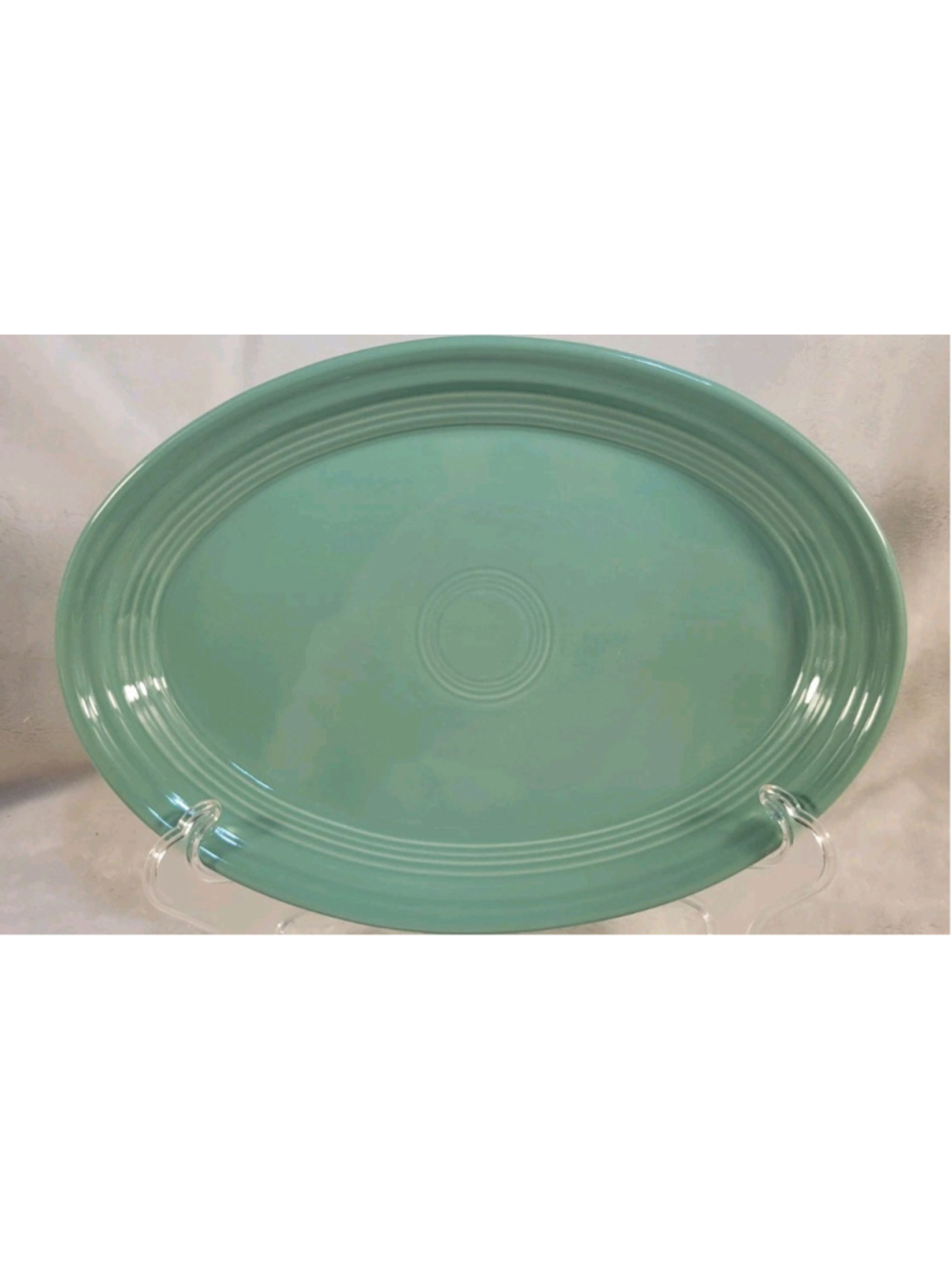 Fiestaware SEAMIST Small Oval Platter, New Sea Mist Green Fiesta Retired HTF